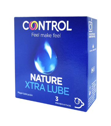 CONTROL Preservativo Nature Xtra Lube X3 Unidades